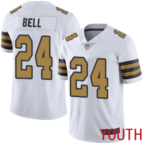 New Orleans Saints Limited White Youth Vonn Bell Jersey NFL Football 24 Rush Vapor Untouchable Jersey